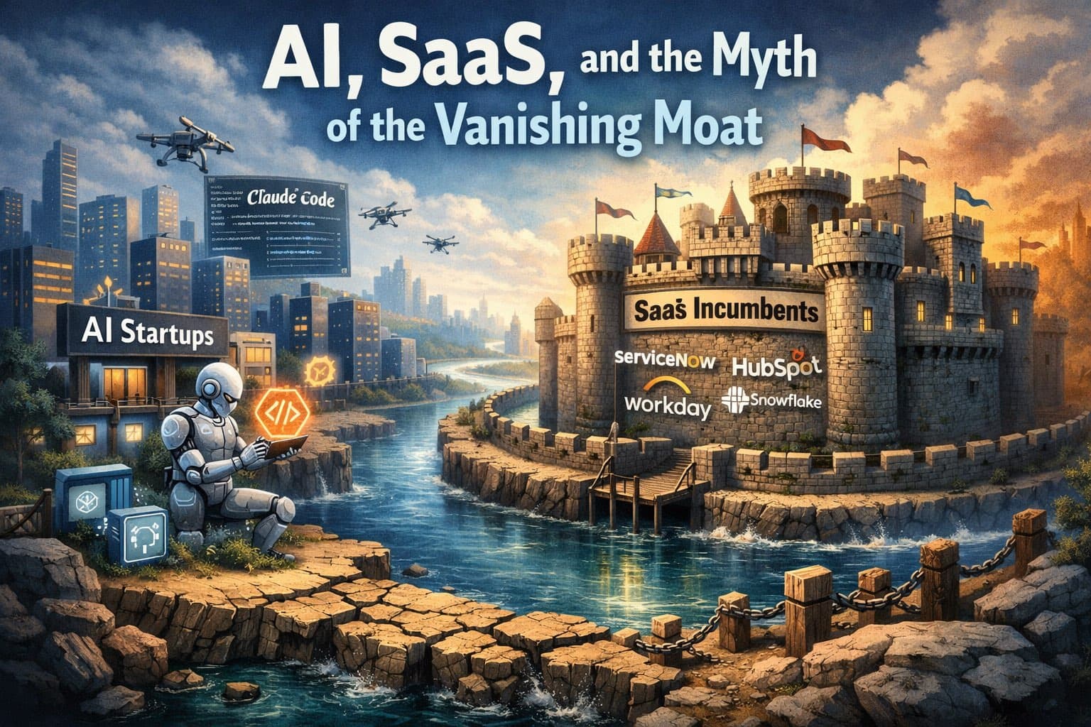 AI, SaaS, and the Myth of the Vanishing Moat
